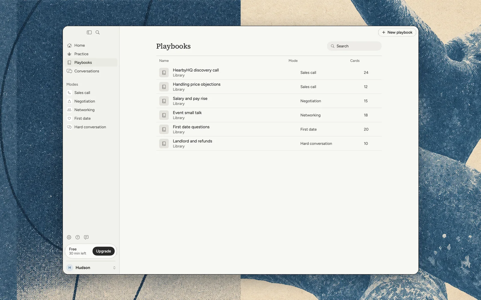 The Playbooks library